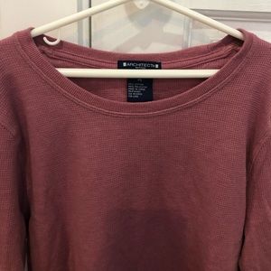 Ribbed long sleeve